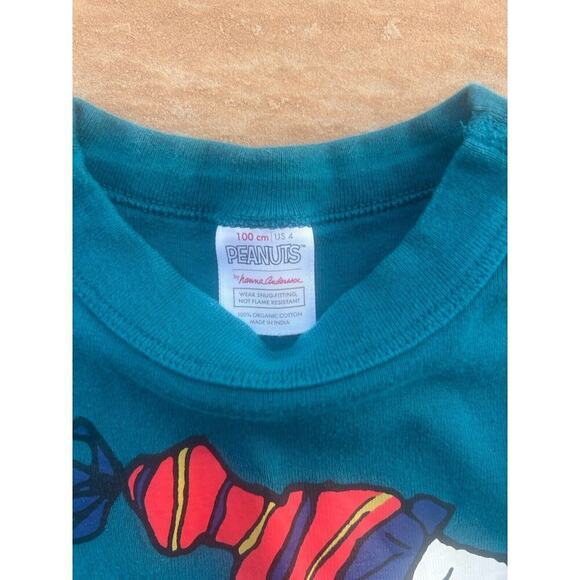 Hannah Anderson X Peanuts Snoopy Pajamas Size 4 100cm Multicolor - Picture 2 of 4